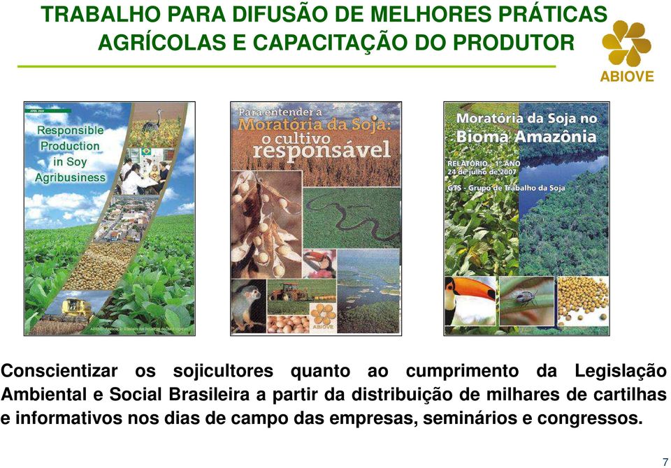 Ambiental e Social Brasileira a partir da distribuição de milhares de