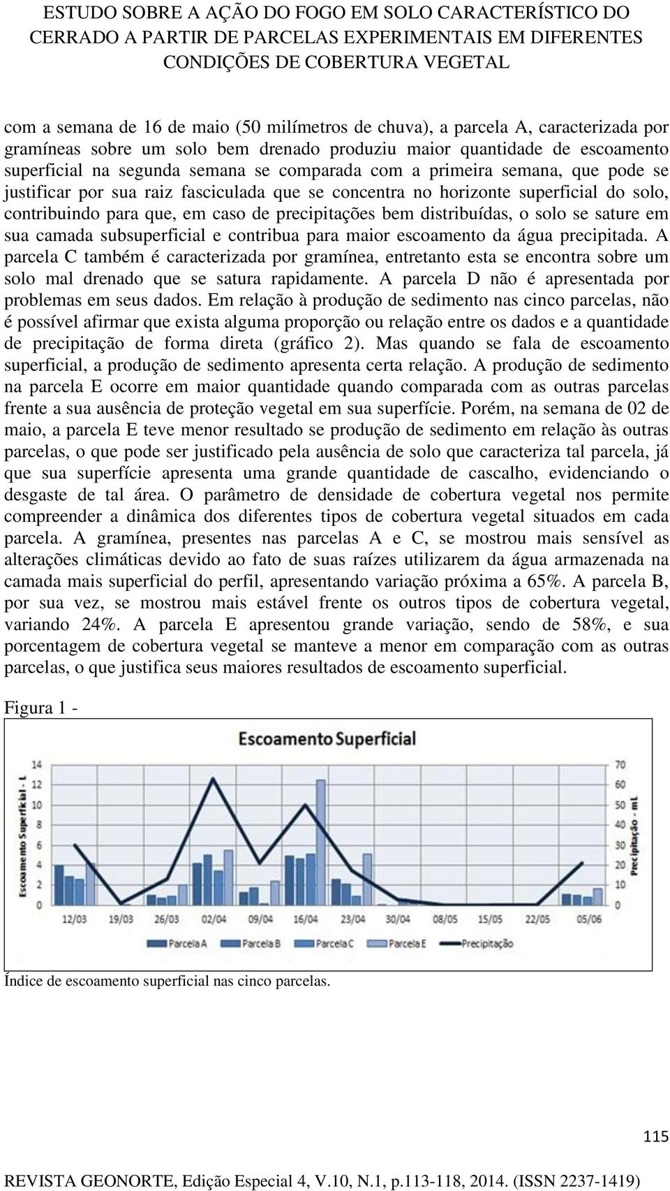 solo se sature em sua camada subsuperficial e contribua para maior escoamento da água precipitada.