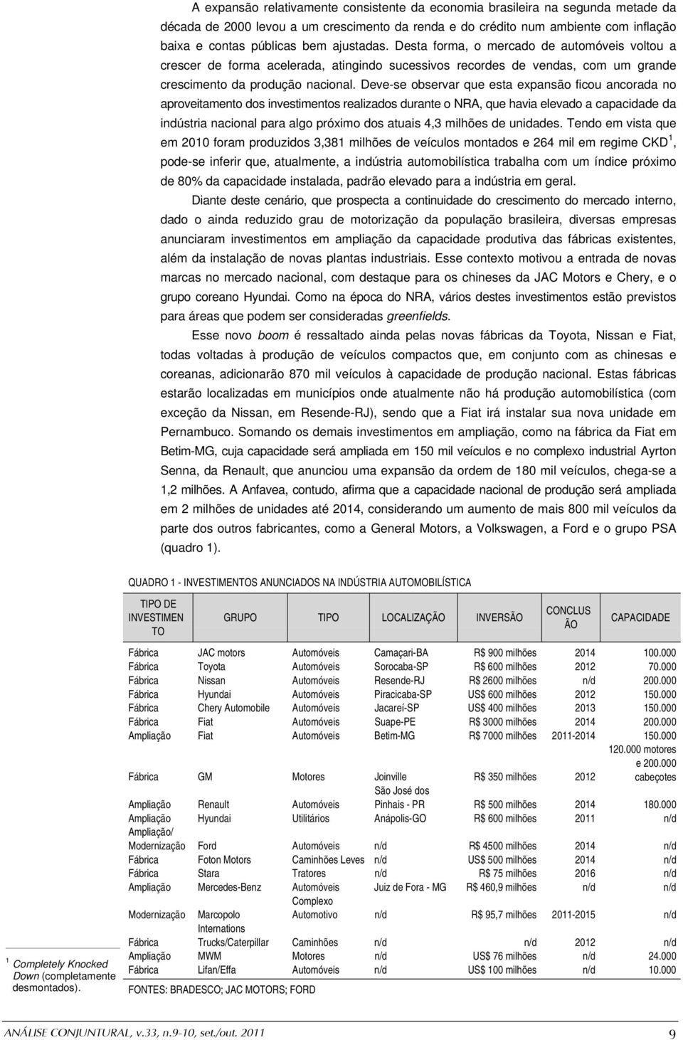 Deve-se observar que esta expansão ficou ancorada no aproveitamento dos investimentos realizados durante o NRA, que havia elevado a capacidade da indústria nacional para algo próximo dos atuais 4,3