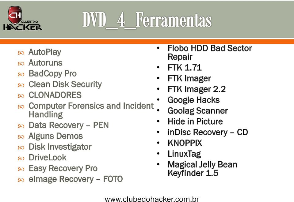 Recovery FOTO Flobo HDD Bad Sector Repair FTK 1.71 FTK Imager FTK Imager 2.