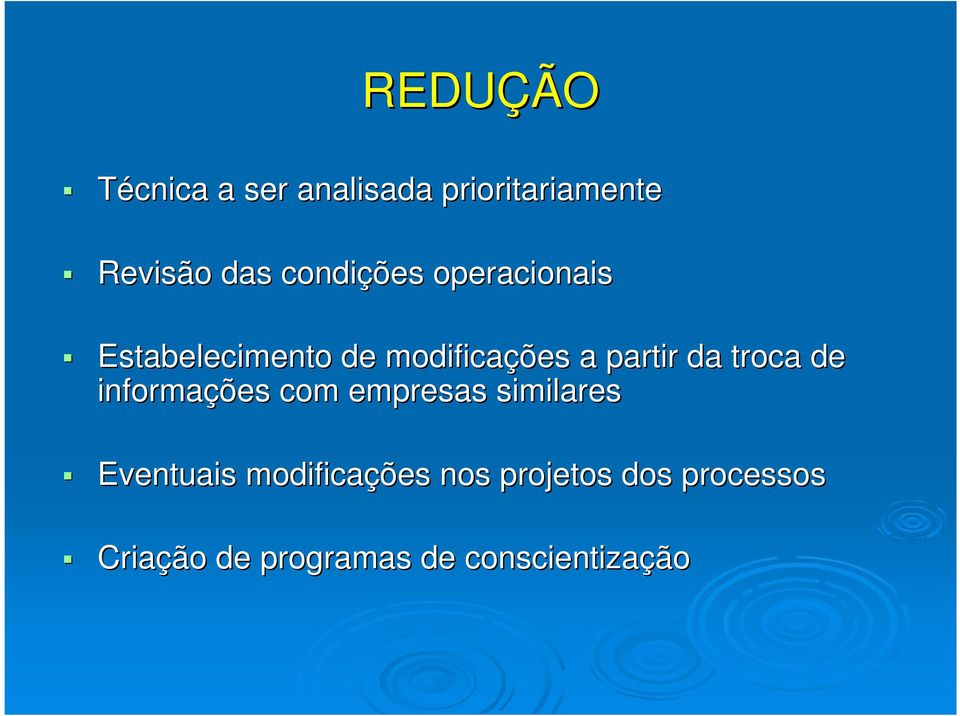 da troca de informações com empresas similares Eventuais