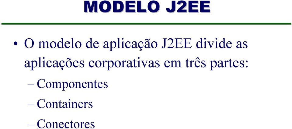 aplicações corporativas em