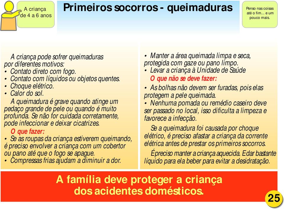 Se não for cuidada corretamente, pode infeccionar e deixar cicatrizes.