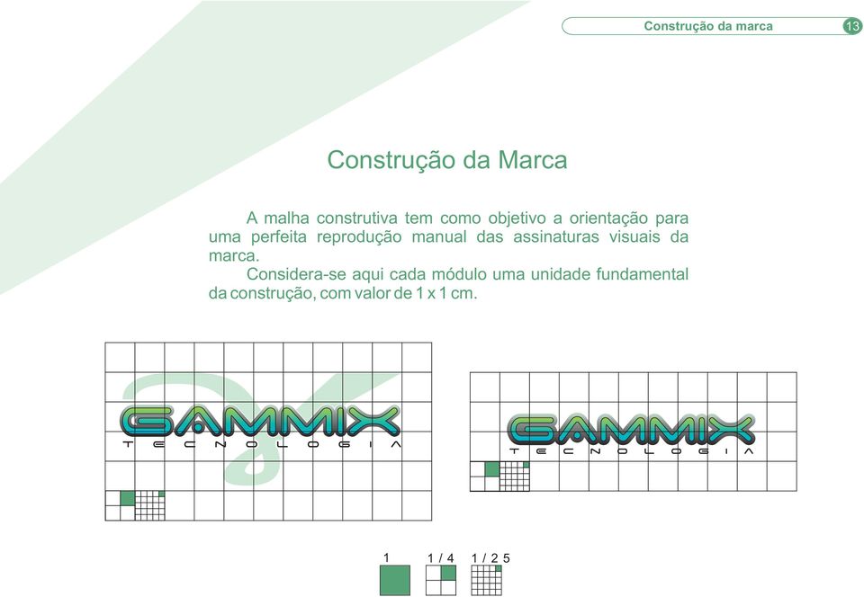 assinaturas visuais da marca.