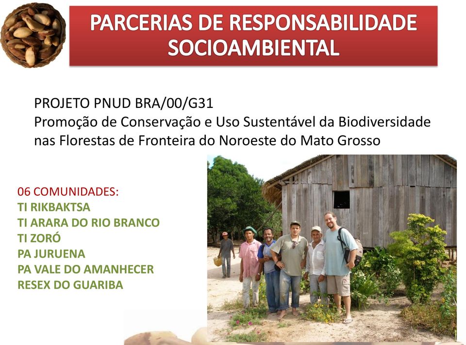 Noroeste do Mato Grosso 06 COMUNIDADES: TI RIKBAKTSA TI ARARA