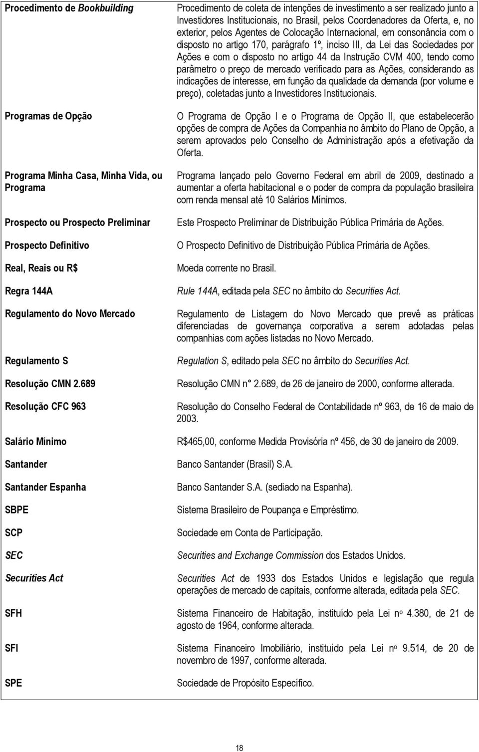 689 Resolução CFC 963 Procedimento de coleta de intenções de investimento a ser realizado junto a Investidores Institucionais, no Brasil, pelos Coordenadores da Oferta, e, no exterior, pelos Agentes