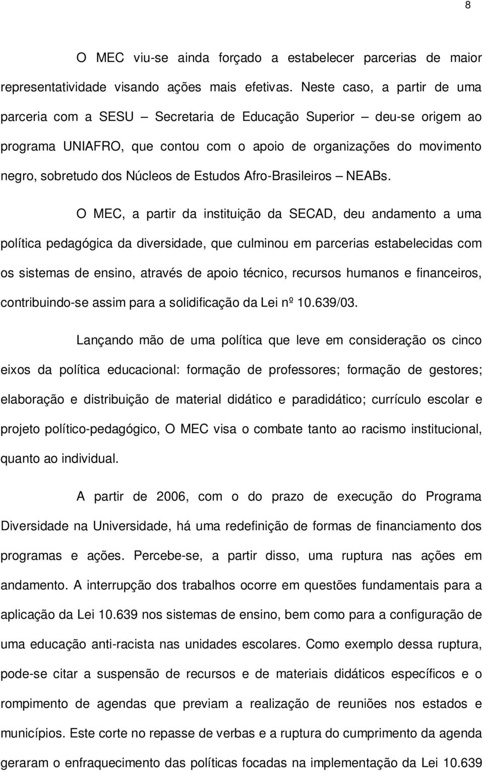 Estudos Afro-Brasileiros NEABs.