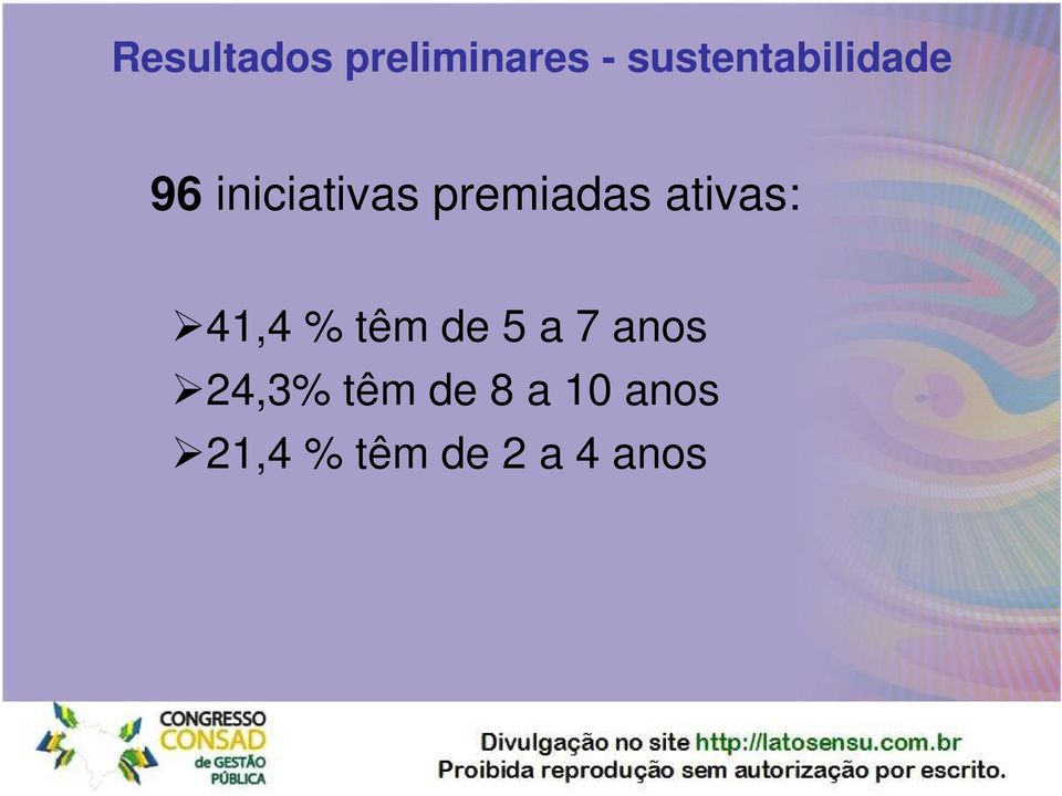 premiadas ativas: 41,4 % têm de 5 a 7