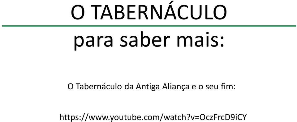 Aliança e o seu fim: