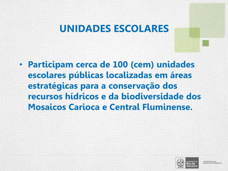 estratégicas para a conservação dos recursos hídricos