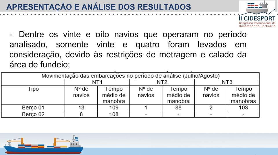 somente vinte e quatro foram levados em consideração,