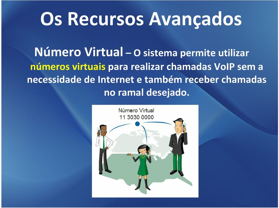 para realizar chamadas VoIP sem a necessidade