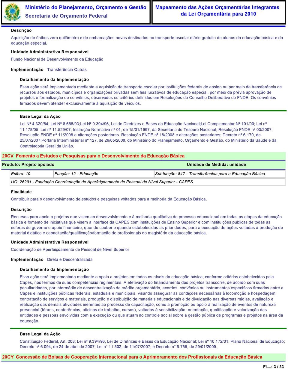 meio de transferência de recursos aos estados, municípios e organizações privadas sem fins lucrativos de educação especial, por meio da prévia aprovação de projetos e formalização de convênios,