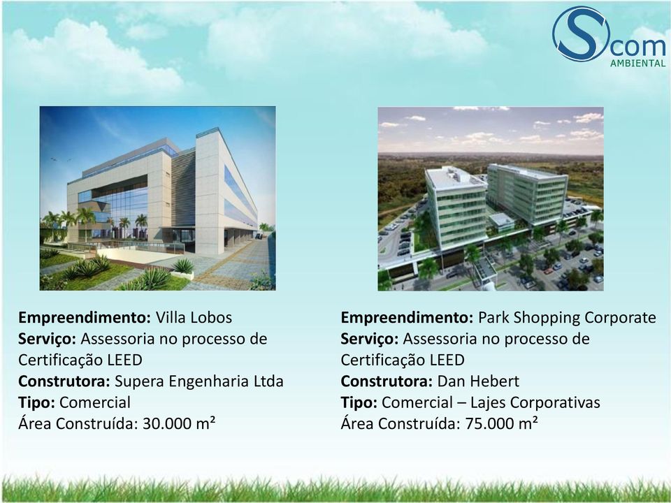 000 m² Empreendimento: Park Shopping Corporate
