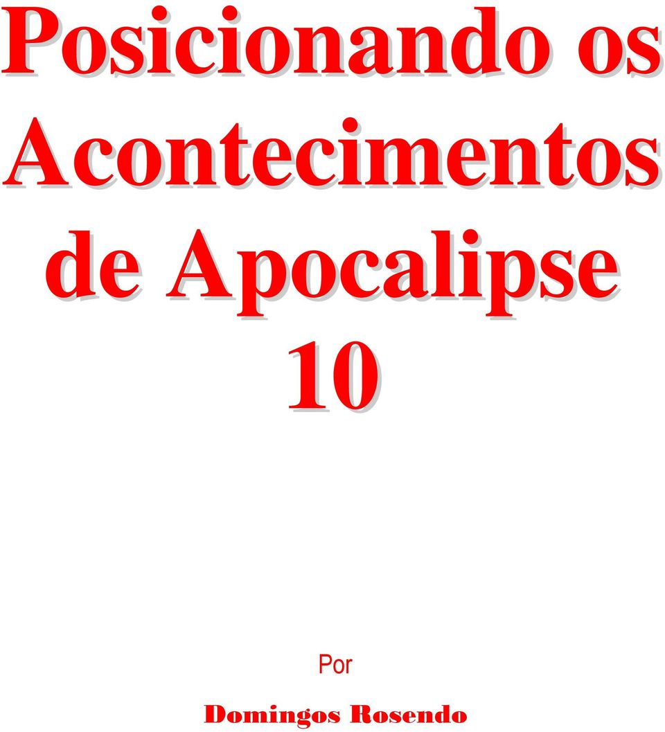 de Apocalipse 10