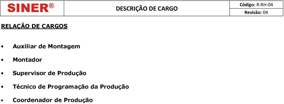 Produção Técnico de Programação