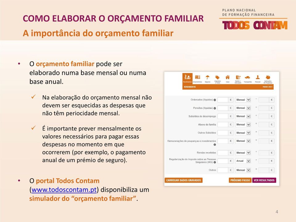 É importante prever mensalmente os valores necessários para pagar essas despesas no momento em que ocorrerem (por