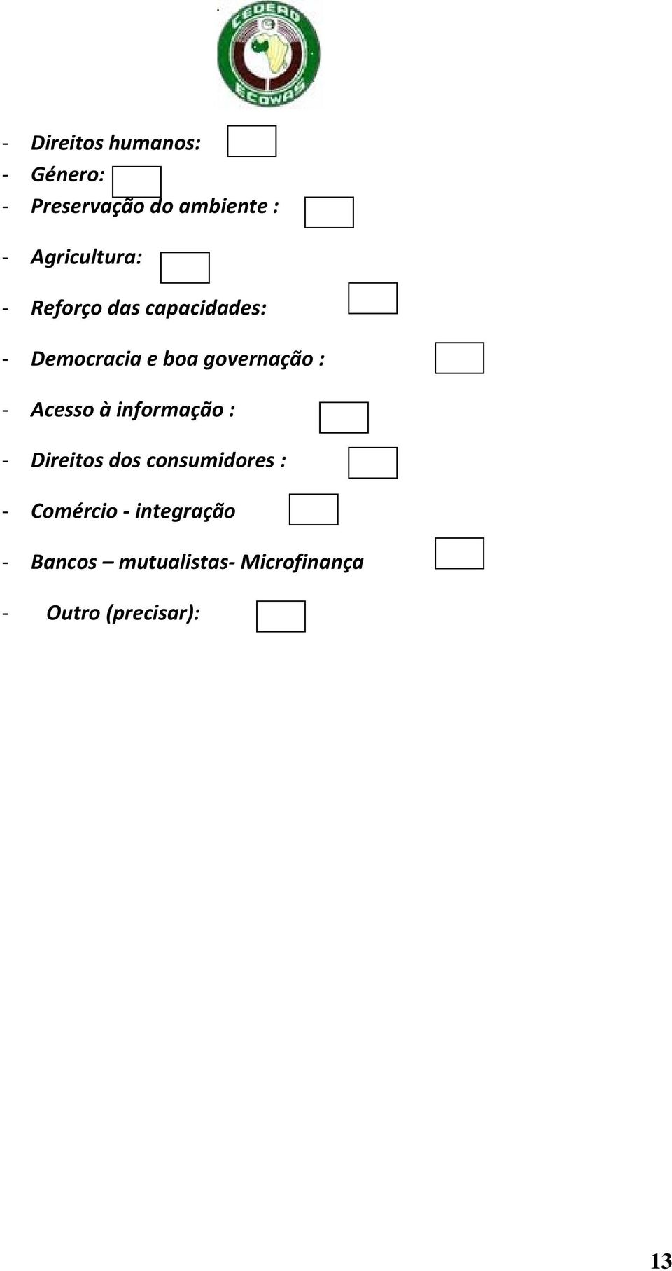 governação : Acesso à informação : Direitos dos consumidores