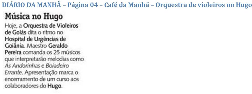 Manhã Orquestra