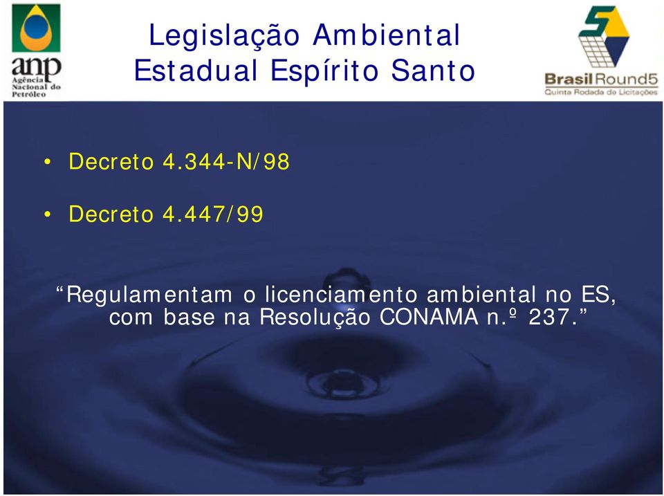 447/99 Regulamentam o licenciamento