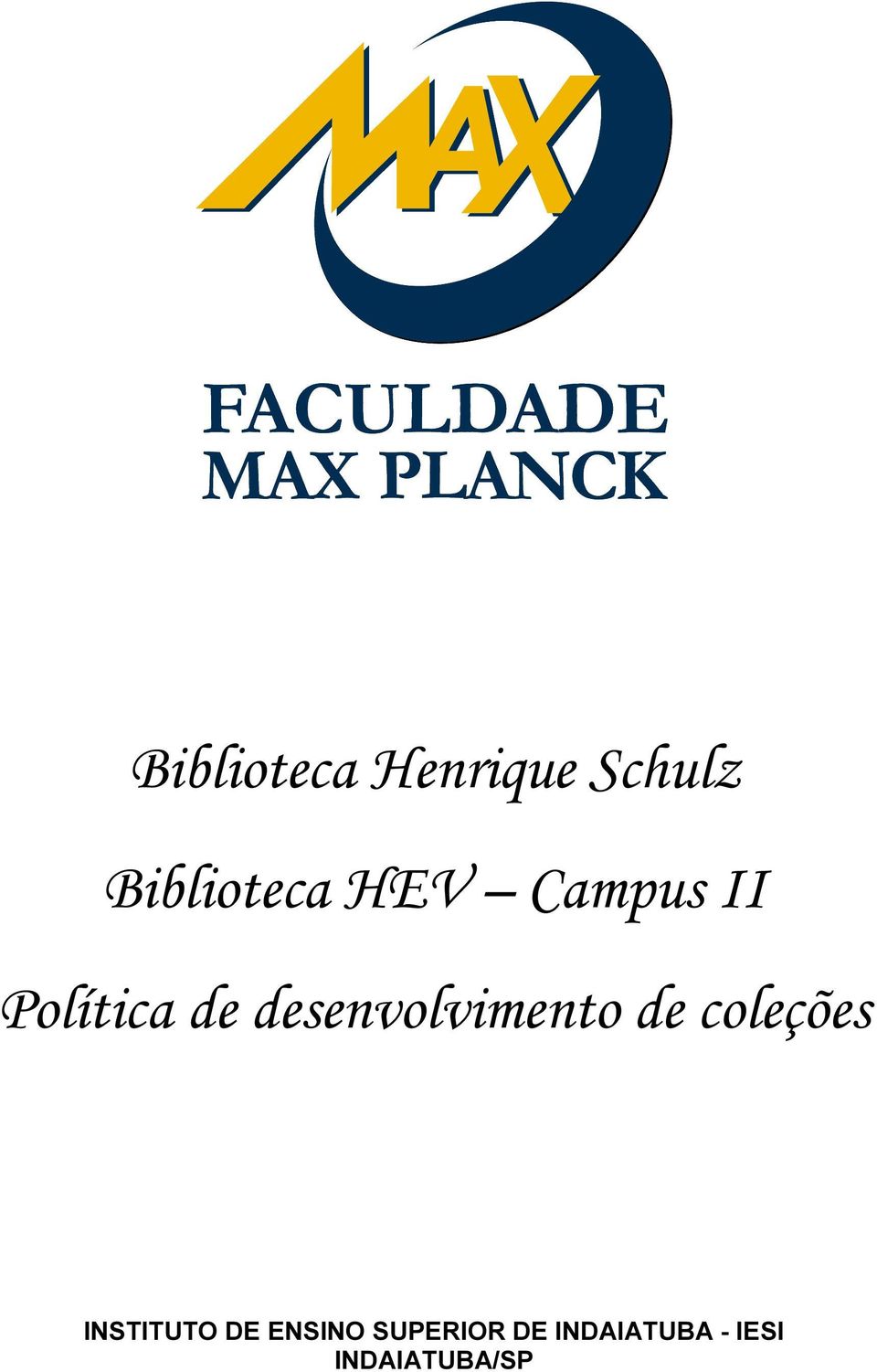 desenvolvimento de coleções INSTITUTO