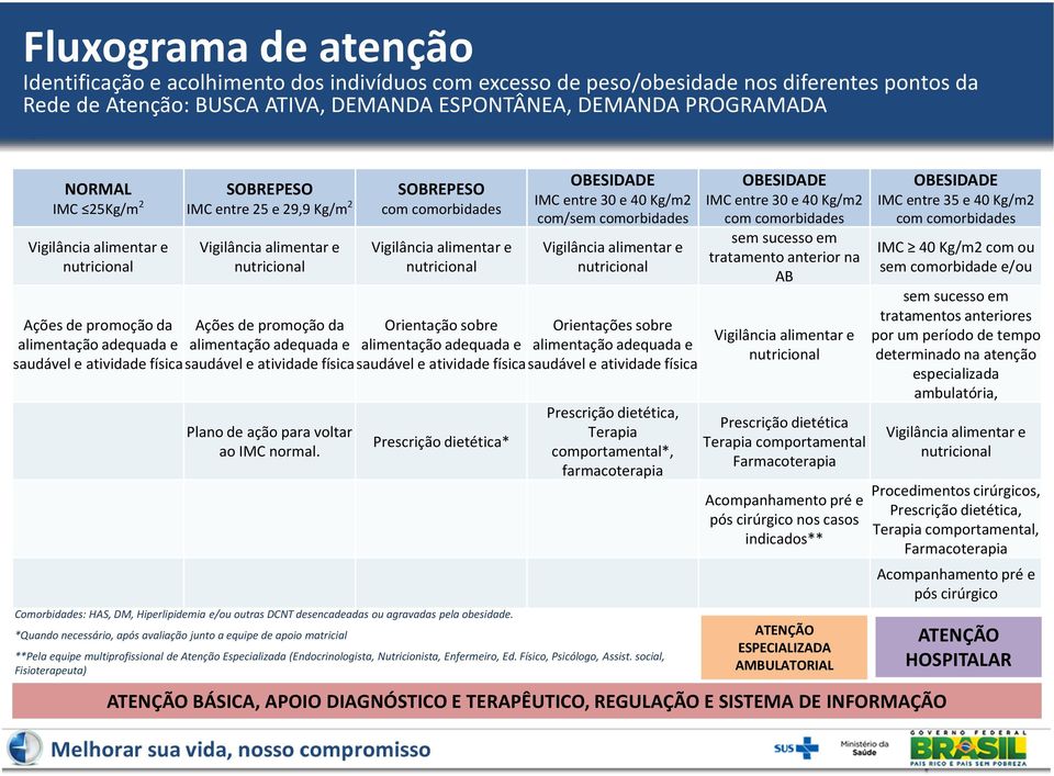 promoção da alimentação adequada e saudável e atividade física Plano de ação para voltar ao IMC normal.