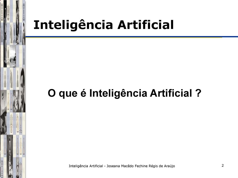 Inteligência Artificial -