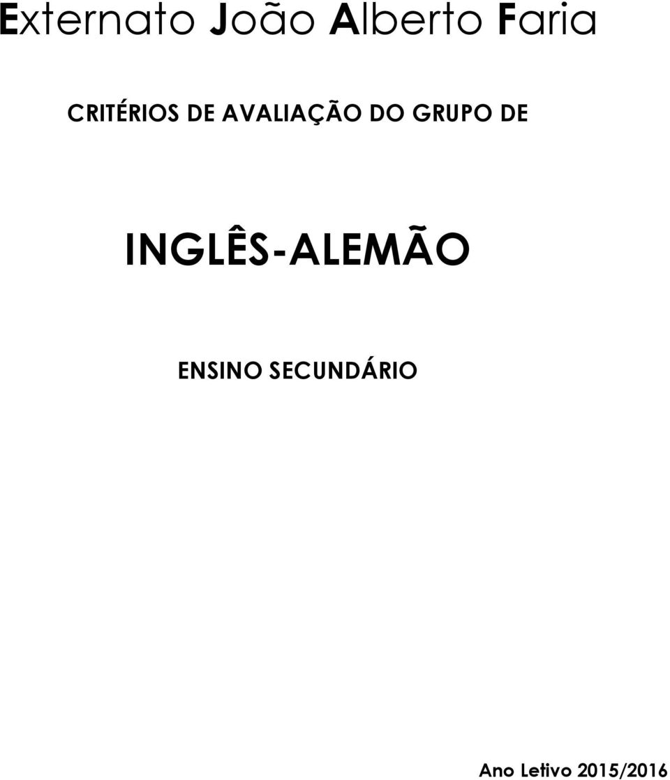 GRUPO DE INGLÊS-ALEMÃO