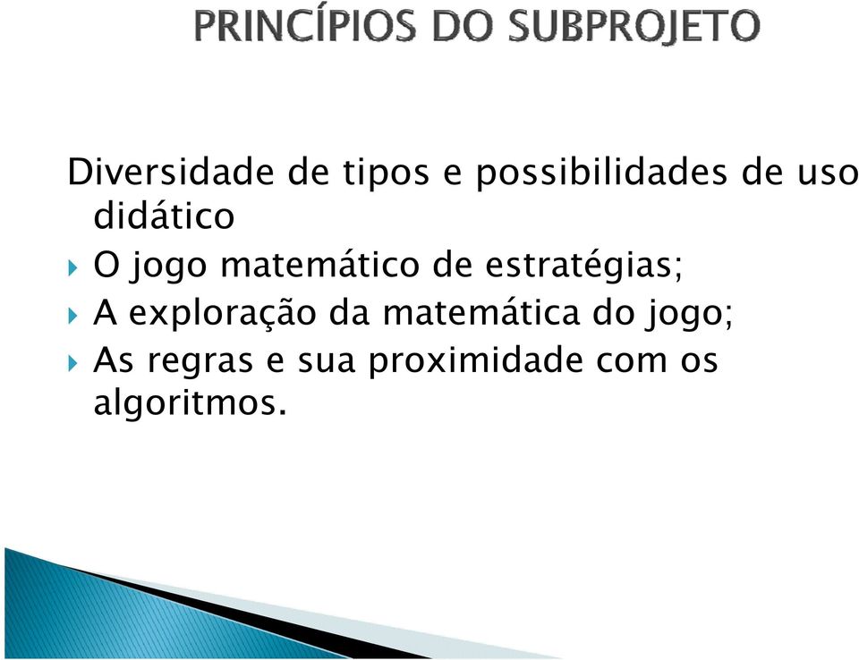 estratégias; A exploração da matemática do