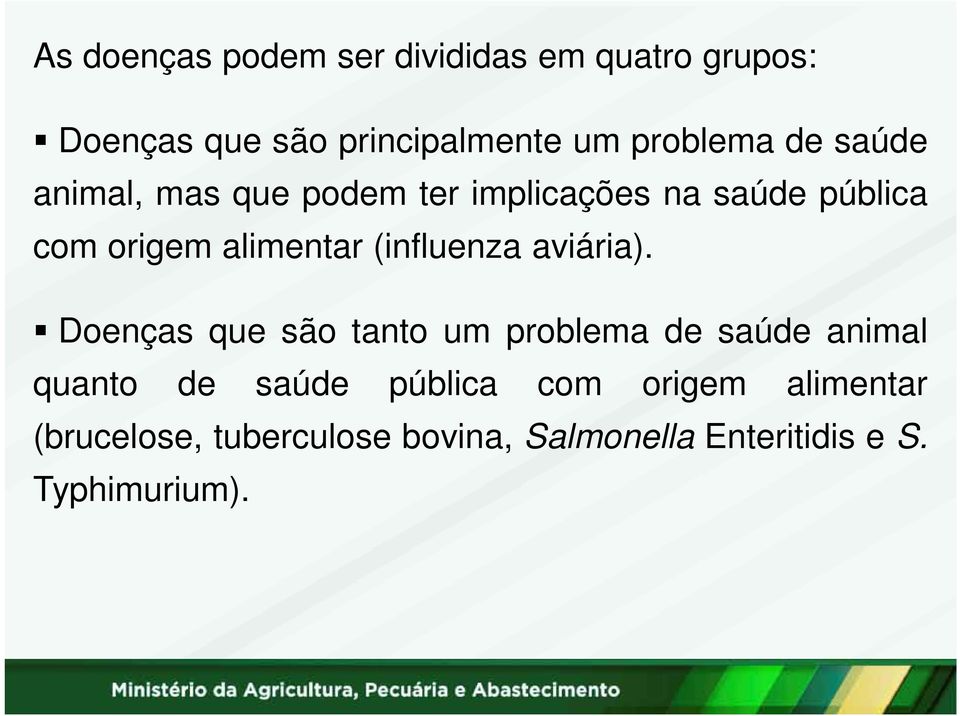 (influenza aviária).