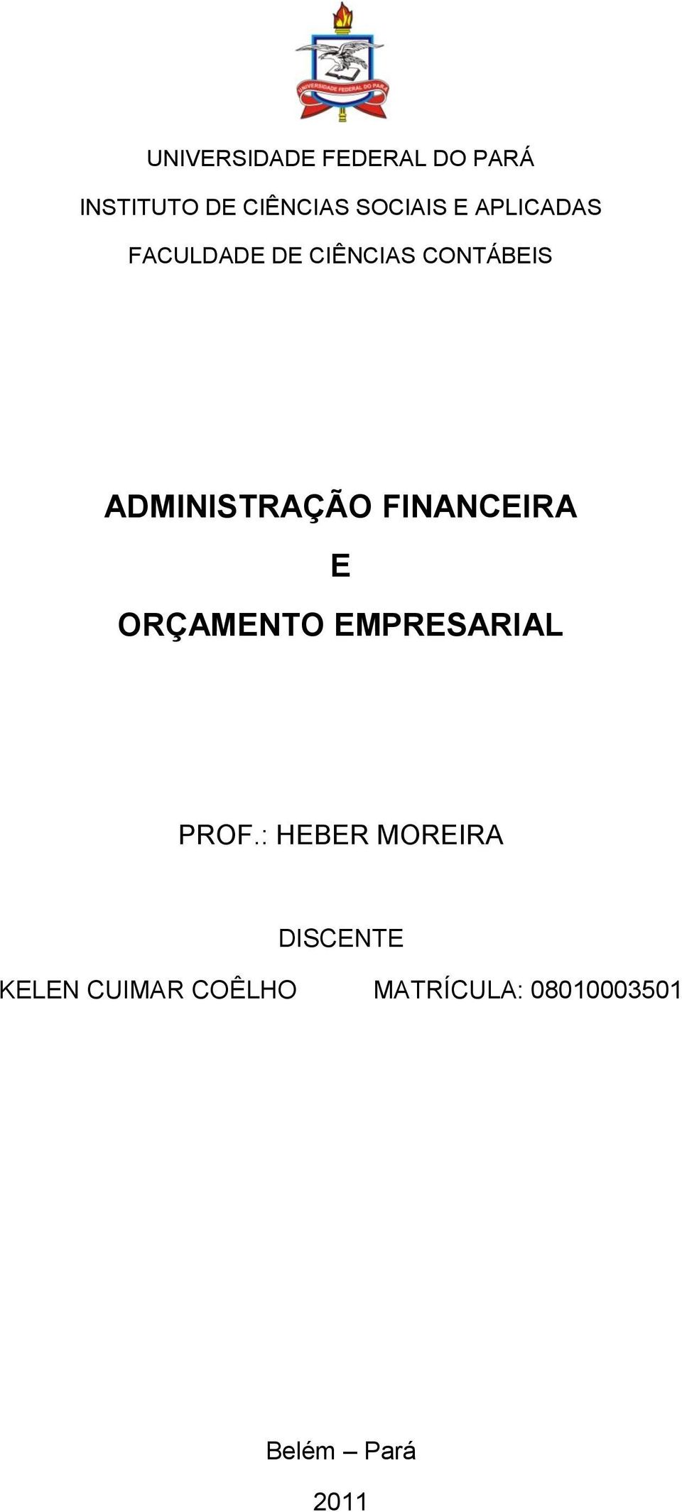 FINANCEIRA E ORÇAMENTO EMPRESARIAL PROF.