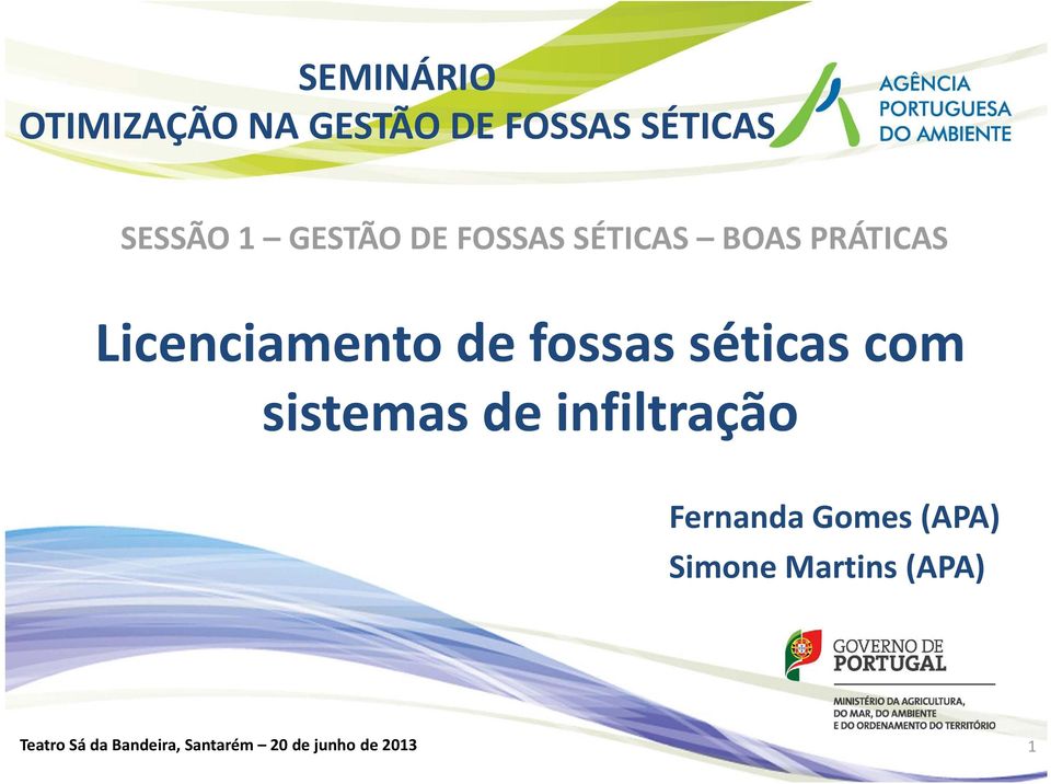 séticas com sistemas de infiltração Fernanda Gomes (APA)