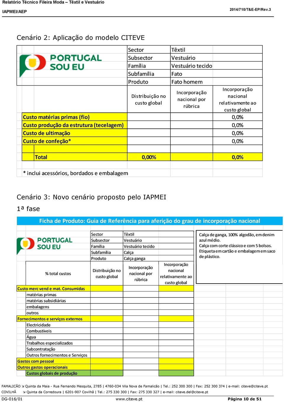 proposto pelo IAPMEI 1ª fase