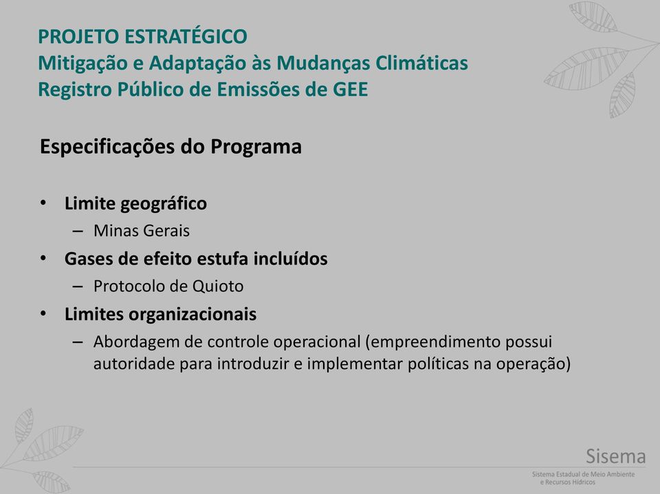 organizacionais Abordagem de controle operacional