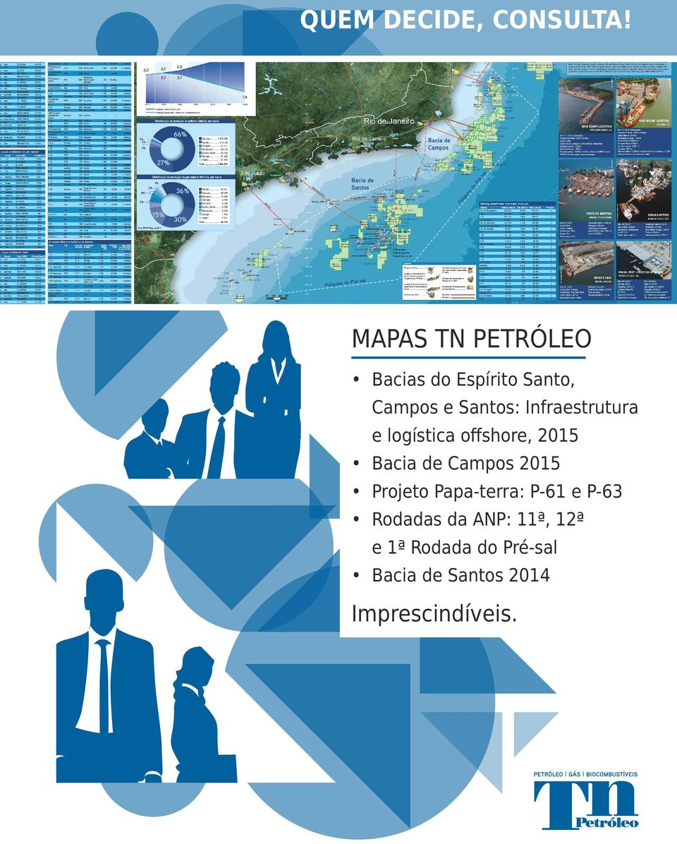 Infraestrutura e logística offshore, 2015 Bacia de Campos 2015