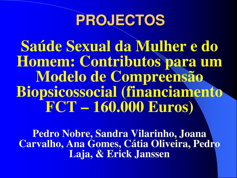 (financiamento FCT 160.