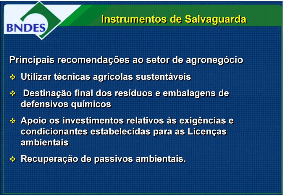 Destinação final dos resíduos e embalagens de defensivos químicos!