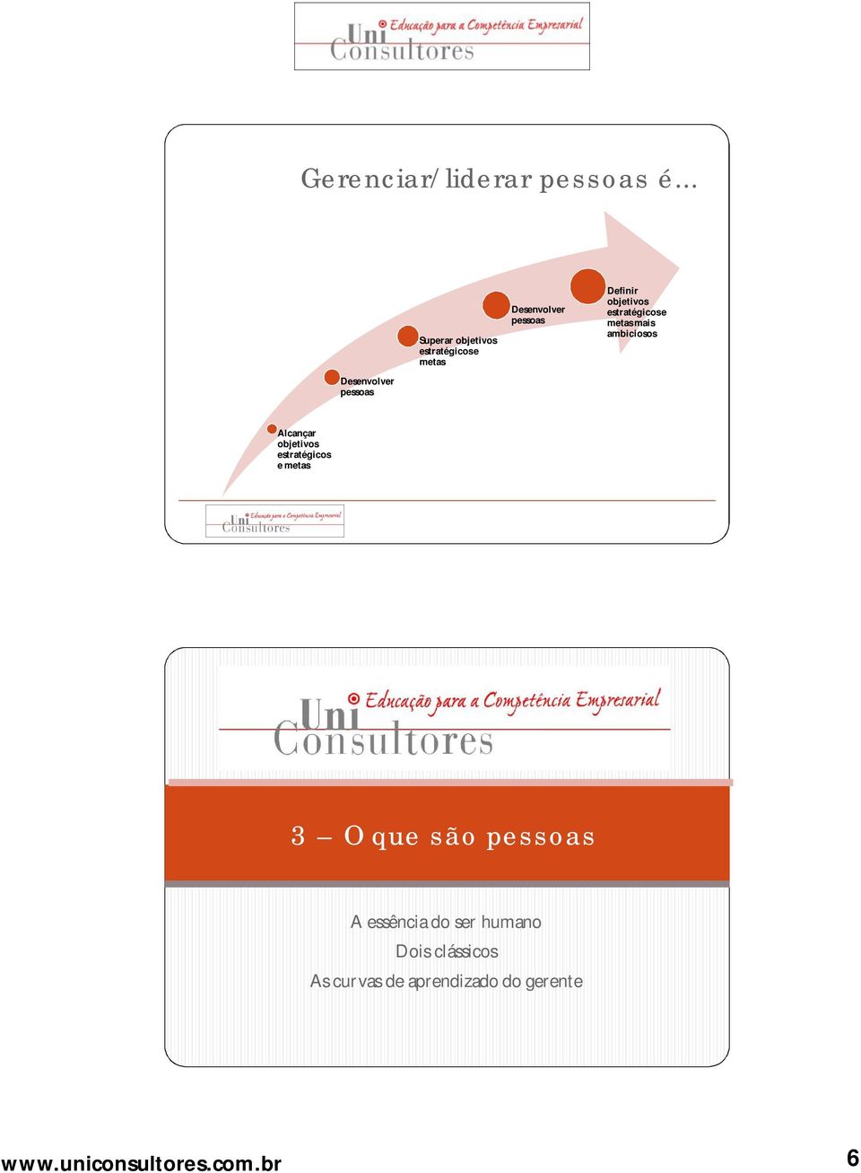 estratégicos e metas mais ambiciosos Desenvolver pessoas Alcançar objetivos