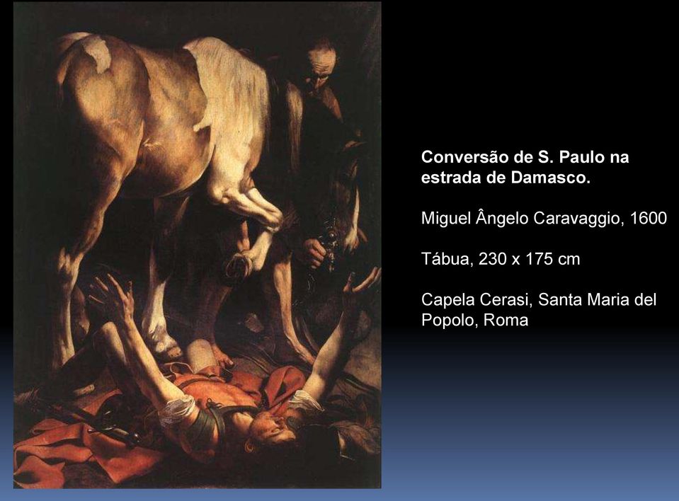 Miguel Ângelo Caravaggio, 1600