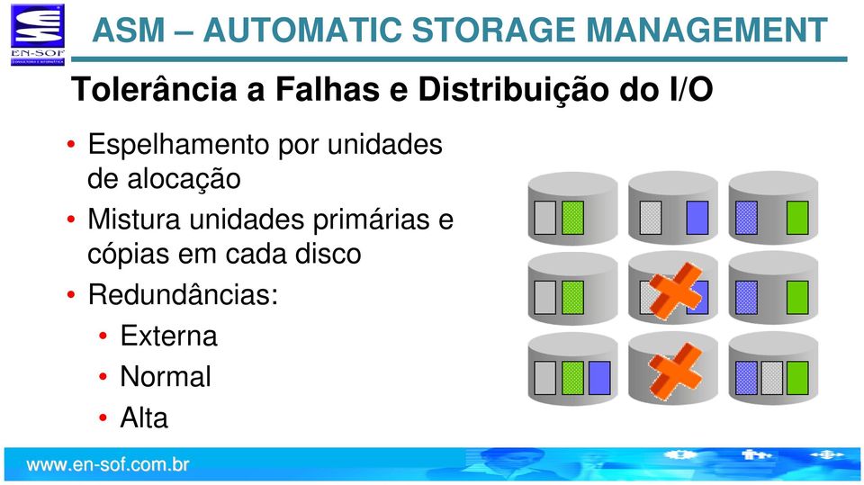 unidades de alocação Mistura unidades primárias e