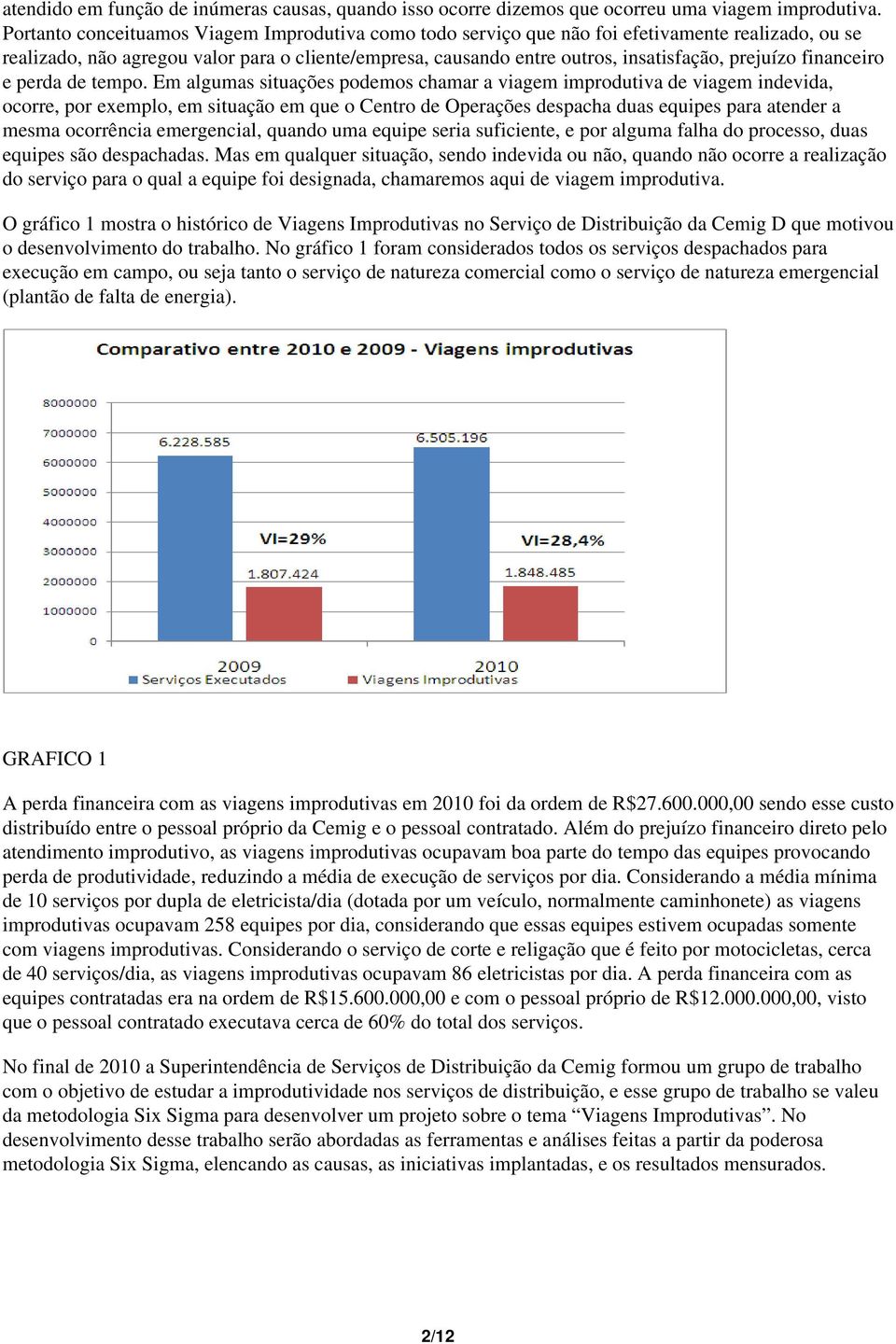 financeiro e perda de tempo.