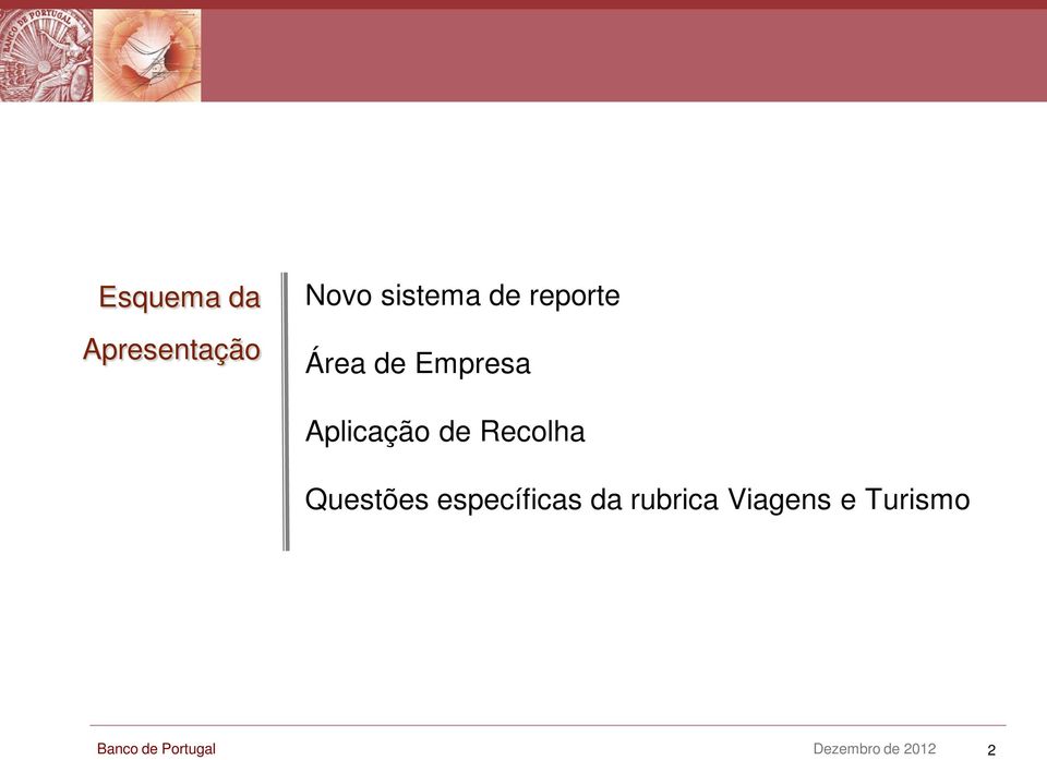 Recolha Questões específicas da rubrica