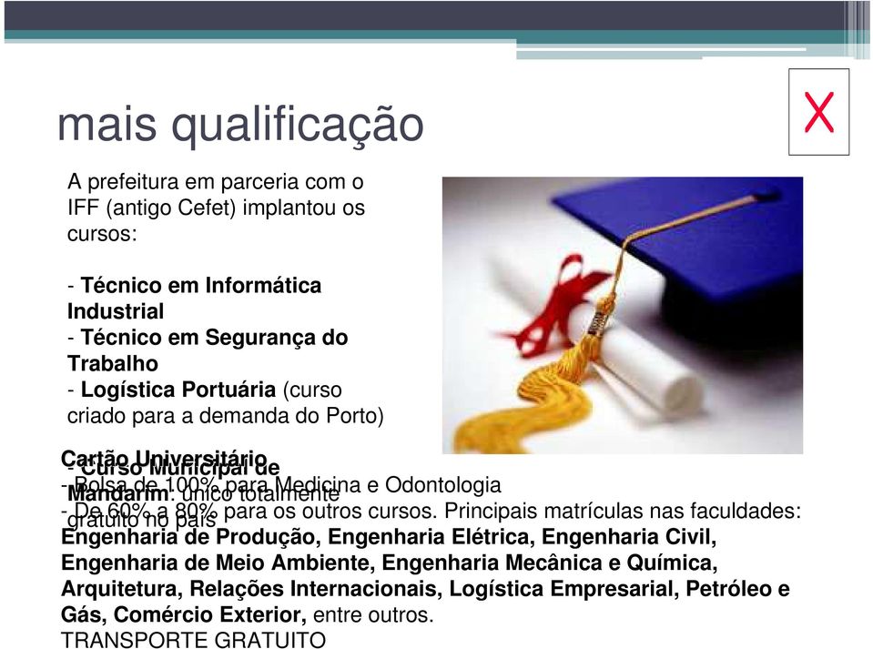 gratuito De 60% no a 80% país para os outros cursos.