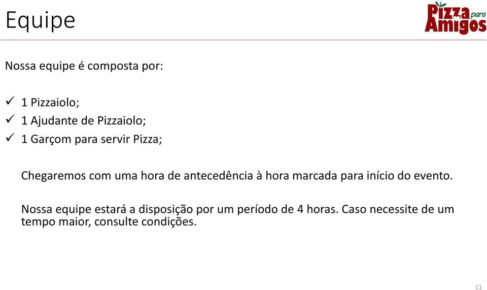 hora marcada para início do evento.