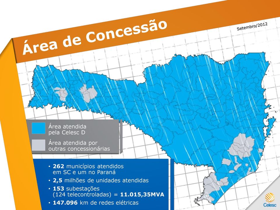 Paraná 2,5 milhões de unidades atendidas 153 subestações