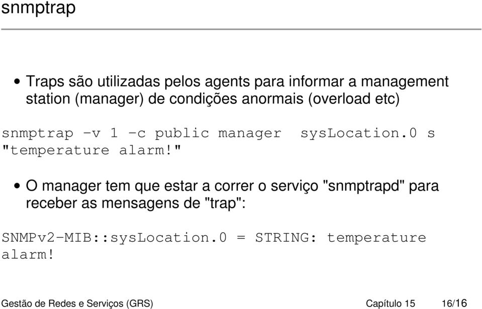 0 s "temperature alarm!