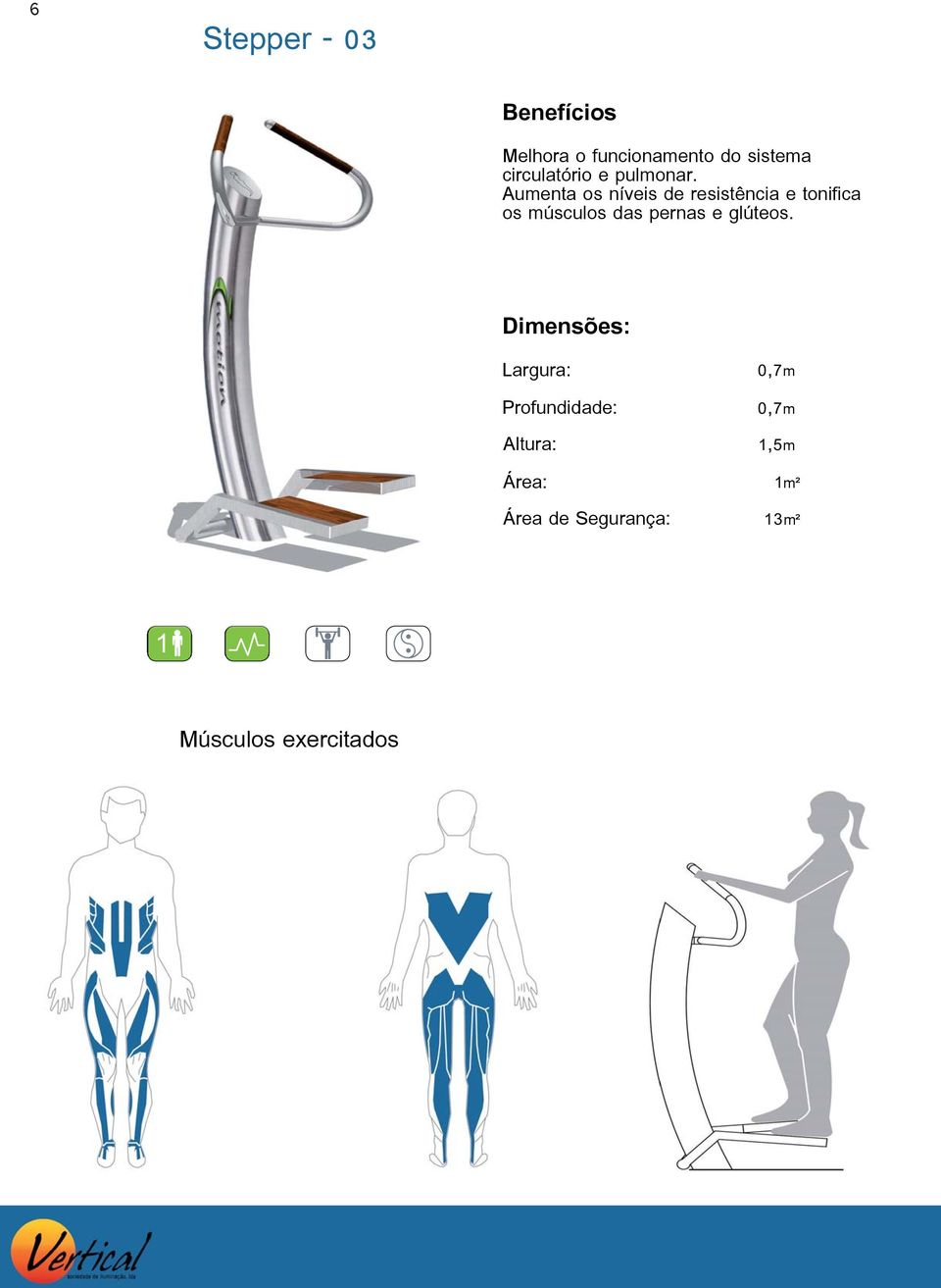 Aumenta os níveis de resistência e tonifica