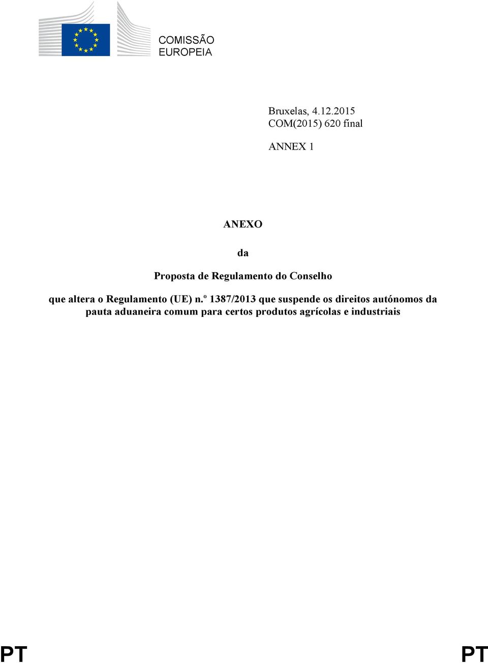 do Conselho que altera o Regulamento (UE) n.