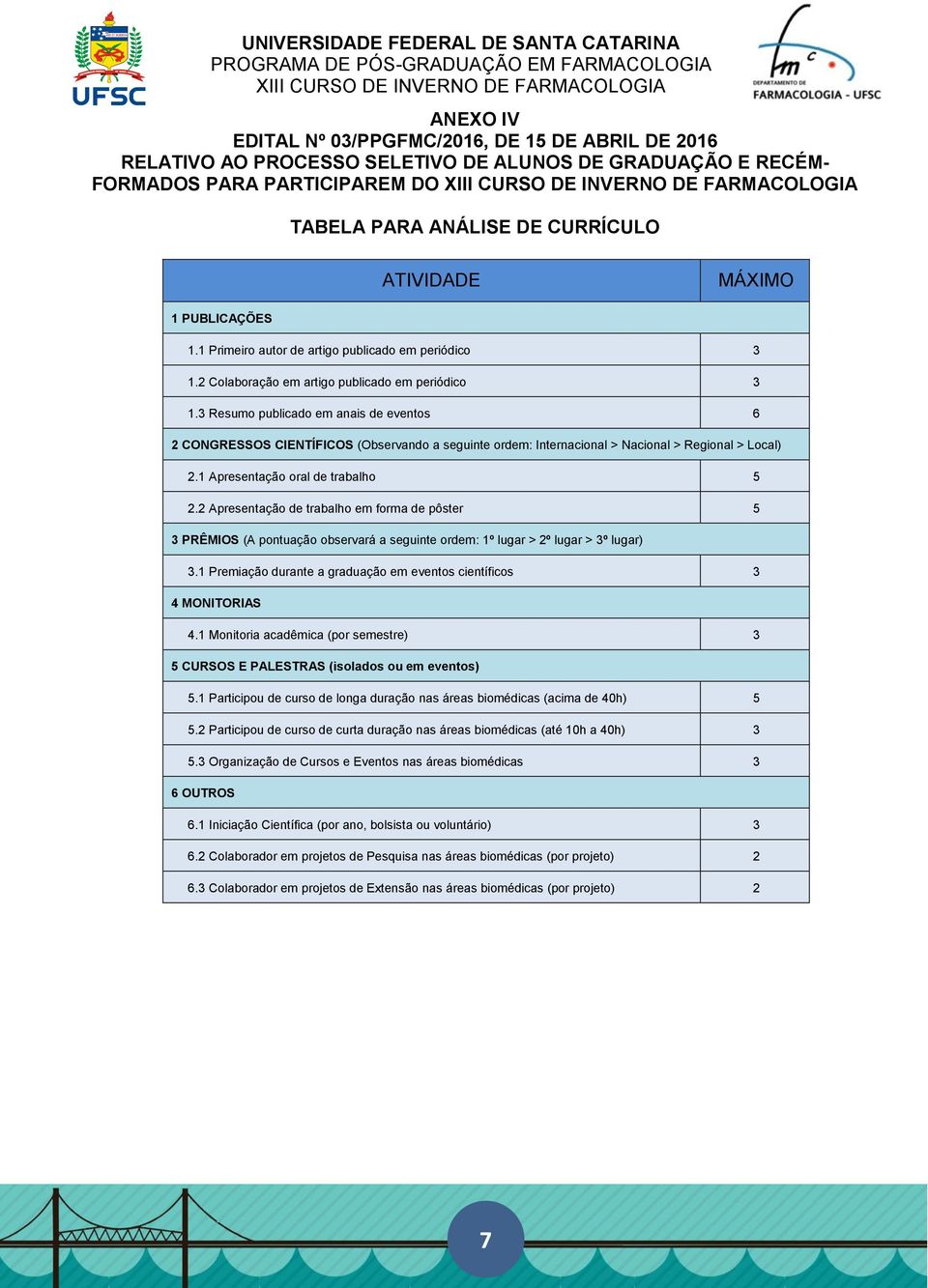 1 Apresentação oral de trabalho 5 2.2 Apresentação de trabalho em forma de pôster 5 PRÊMIOS (A pontuação observará a seguinte ordem: 1º lugar > 2º lugar > º lugar).