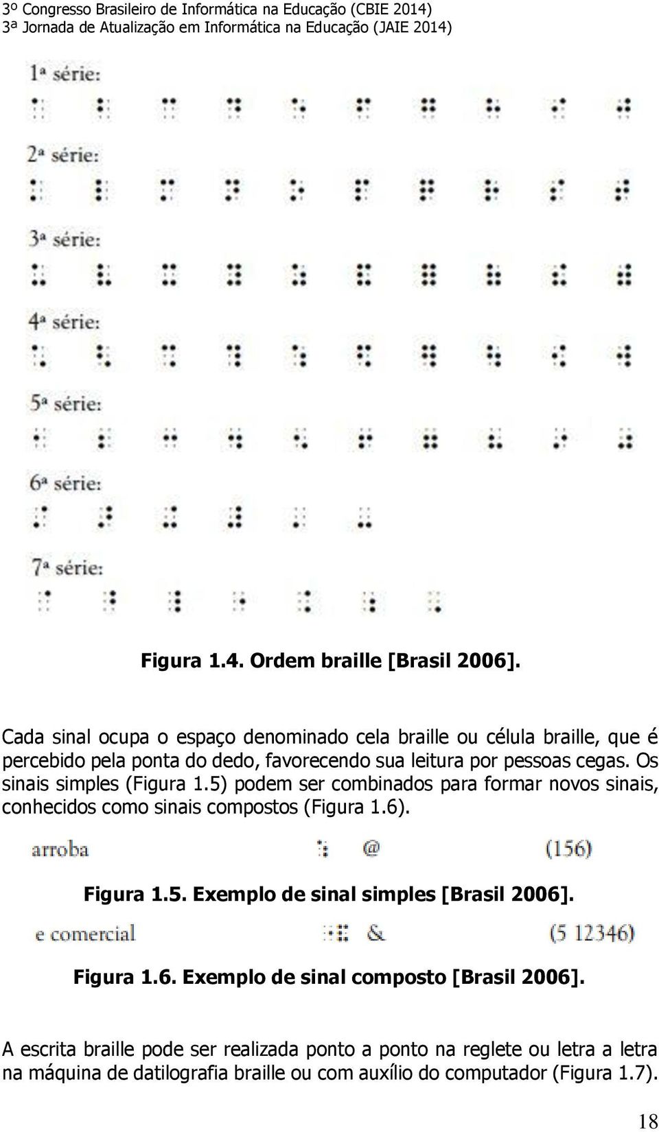 cegas. Os sinais simples (Figura 1.5) podem ser combinados para formar novos sinais, conhecidos como sinais compostos (Figura 1.6). Figura 1.5. Exemplo de sinal simples [Brasil 2006].